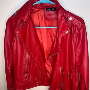 Red Leather jacket